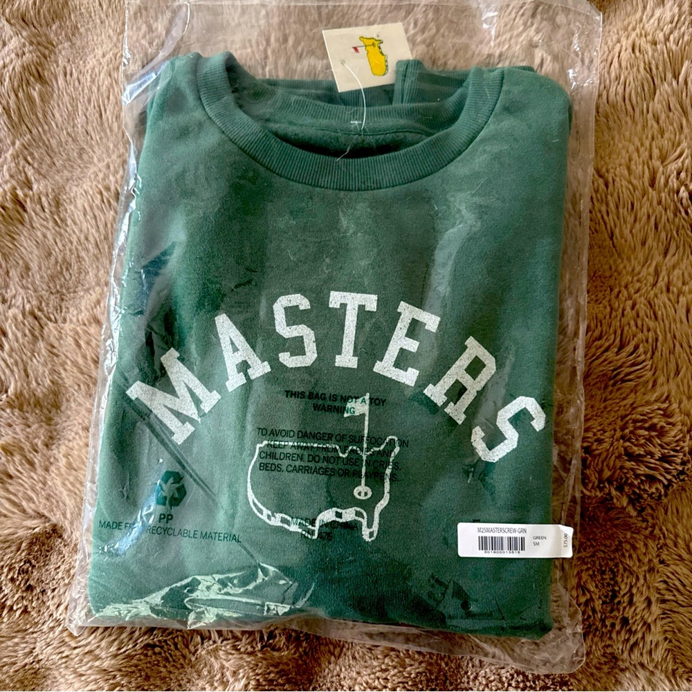 Masters Tournament 2025 Green Crewneck Sweatshirt